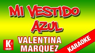 🎤 Karaoke VESTIDO AZUL Pista Mejorada [upl. by Flip]