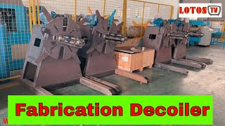 fabrication decoiler  design of decoiler mechanism  coiler system build and repair [upl. by Gertrud272]