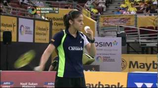 QF  WS  Saina Nehwal vs Tine Baun  2012 Maybank Malaysia Open [upl. by Blinni]