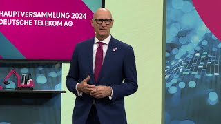 Hauptversammlung Deutsche Telekom 2024  Rede CEO Tim Höttges [upl. by Pulchia]