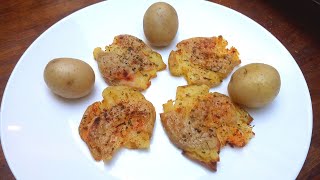 🔥 PAPINES Aplastados al HORNO PAPAS APLASTADAS 🍠 RECETAS con PAPAS 💥 MASHED POTATOES [upl. by Adoree231]