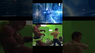 Flash vs Superman vfxbreakdown justiceleague behindthescenesvfx behindthescene movie [upl. by Nevla]