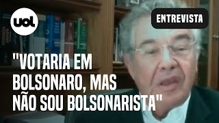 Marco Aurélio Mello diz que vota em Bolsonaro contra Lula Buscou dias melhores [upl. by Lim462]