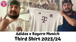 FC BAYERN MUNICH SHIRT THIRD 202324  UnboxingReview  Try On [upl. by Arikihs]