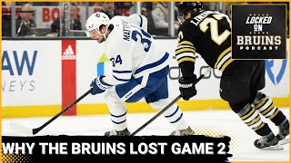 Why the Bruins Lost Game 2  Maple Leafs talk with Mer [upl. by Susejedairam]