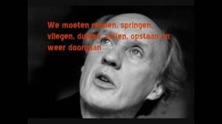 Herman Van Veen  opzij opzij opzij  lyrics [upl. by Ehtnax360]