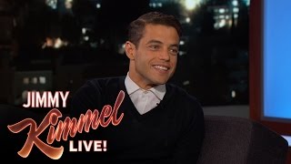 Rami Malek Met Older Woman While Delivering Pizza [upl. by Selle]