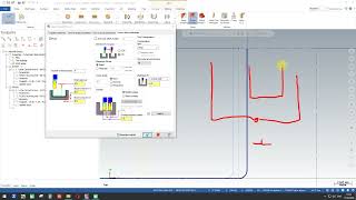 Обработка канавки в MasterCAM Работа с циклом G75  Черновой и чистовой [upl. by Mclaurin39]