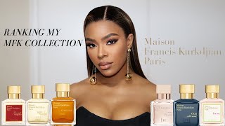 RANKING THE BEST MFK FRAGRANCES  My MFK Collection  Perfume Collection [upl. by Livvi]