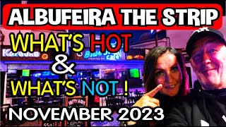 The Strip Albufeira Portugal Whats Open amp Whats Closed for November 2023 [upl. by Nika]