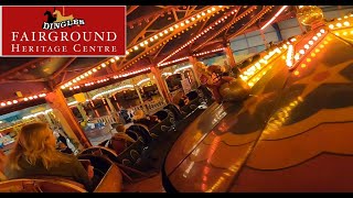 Shaws Moonrocket On Ride POV HD Dingles Fairground Museum Lifton Devon [upl. by Dnomaj]