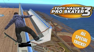 Tony Hawk’s Pro Skater 3 ALL SPECIAL TRICKS [upl. by Corbin]