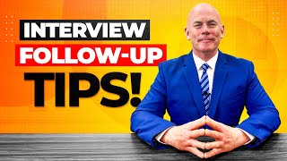 HOW TO FOLLOW UP after a Job Interview The PERFECT Interview FollowUp Email Template [upl. by Kosaka]