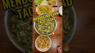 Ultimate Taco Salad mendocino farms copy cat chipotle ranch dressing w sausage and avocado [upl. by Nagud]