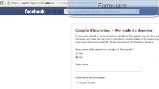 Comment faire supprimer un faux profil Facebook en cas de vol didentité [upl. by Anirres841]