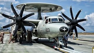 E2C Hawkeye • Aircraft Carrier Turboprop Plane [upl. by Sadick]