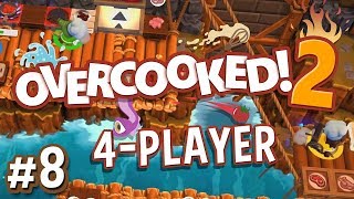 Overcooked 2  8  Bobby Flay is Voldemort 4 Player Gameplay [upl. by Dine]