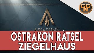 Assassins Creed Odyssey Guide  Ziegelhaus Ostrakon Rätsel Gelöst [upl. by Stefanac446]