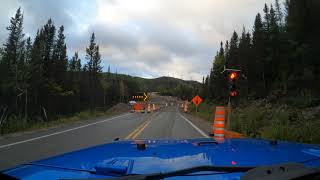 Quebec Route 389 South  ManicCinq to BaieComeau [upl. by Brainard]