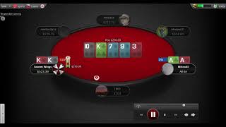 High Stakes Poker 🔥 AA Cracked [upl. by Llenad]