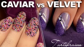 Nail art  tendance Velvet amp Caviar manucure [upl. by Favin704]