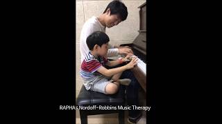 아동 음악치료 Rapha  NordoffRobbins Music Therapy Clinic [upl. by Oralla]