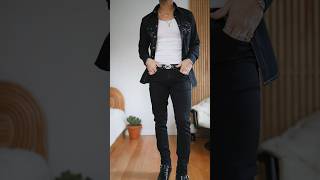 How to Style Black Skinny Jeans with a Button Down Shirt [upl. by Nalaf238]