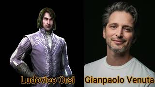 Character and Voice Actor  Assassins Creed II  Ludovico Orsi  Gianpaolo Venuta [upl. by Stacee]