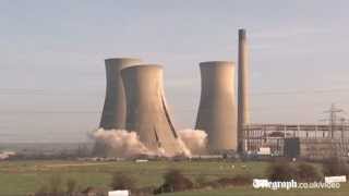 Kent power station demolished [upl. by Yeltneb]