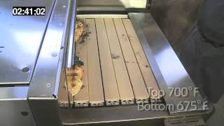 Italforni TS Gas Stone Conveyor Oven Demo [upl. by Kentiggerma]