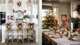 🎄IDEAS NAVIDAD DE COCINA Y COMEDOR ☃️DECORACION NAVIDEÑAS TENDENCIA 20242025✨️🎅 [upl. by Assirac]