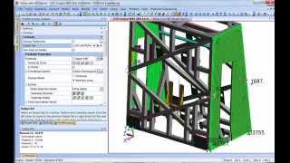 Femap and NX Nastran Free Body Diagram FBD Five Minute Tutorial [upl. by Ana375]