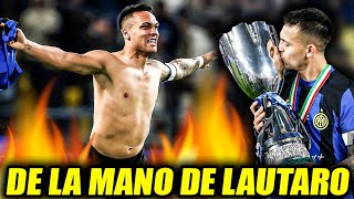 El agónico gol de Lautaro Martínez para que Inter sea campeón de la Supercopa de Italia [upl. by Zitella]