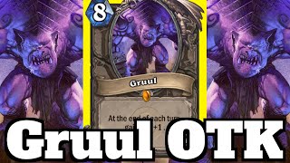 The GRUUUUUUUUUUUL quotOTKquot Infinite Turn Quest Turtle Mage Combo  Hearthstone [upl. by Nageek]