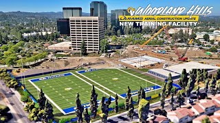 LA Rams Training Facility Drone Construction Update [upl. by Kentiggerma]