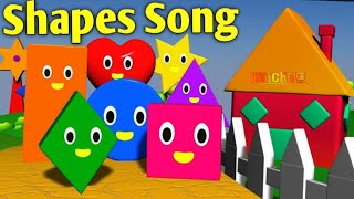 Shapes Song 2  I am square song  We are shapes  Muchu TV Nursery Rhymes [upl. by Gemini]