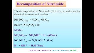 Catalysis I B Sc III Sem V Dr JMR [upl. by Ainola]