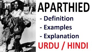 What is Apartheid UrduHindi [upl. by Macmahon]