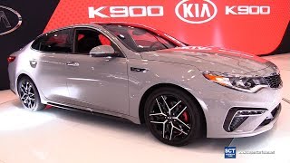 2019 KIA Optima Turbo  Exterior and Interior Walkaround  Debut 2018 New York Auto Show [upl. by Audun848]