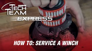 How to Service a Harken Winch  Tech Team Express [upl. by Annabella]