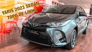 AVALIAÇÃO NOVO TOYOTA YARIS 2023 XLS SEDAN  CONHEÇA AS MUDANÇAS [upl. by Naara]