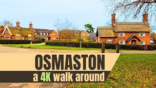 Osmaston Village Walk Derbyshire Dales  English Countryside  4K [upl. by Mariya]