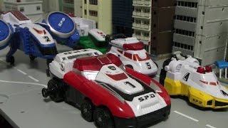 Power Rangers SPD Megazord Toys 파워레인저 SPD 장난감 [upl. by Flss]