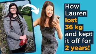 How an online weight loss program helped Lauren lose 36kg  and keep it off for 2 years [upl. by Ck]