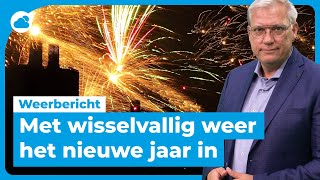 Weerbericht oudejaarsdag brengt wisselvallig weer [upl. by Nomolas]