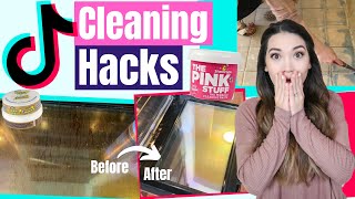 TIK TOK CLEANING HACKS You NEED to TRY 🤯  Testing Tik Tok Cleaning Tips amp Tricks  Best of Tik Tok [upl. by Manbahs]