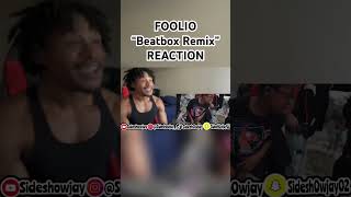 FOOLIO amp COJACK  BeatBox Remix reaction shorts [upl. by Ynavoeg]