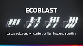 ECOBLAST Potente soluzione LED modulare per illuminazione sportiva  IT [upl. by Atiraj]