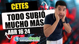 Actualización semanal de CETES DIRECTO 16 Abril 24 🏦 [upl. by Atiuqrahs217]