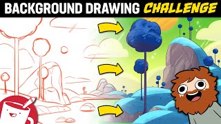 Background Drawing CHALLENGE [upl. by Obaza]